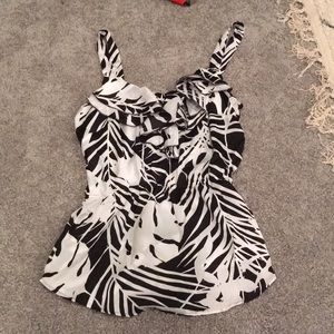 Ann Taylor cute ruffle tank.